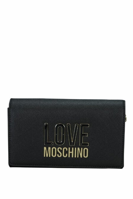 Moschino - Sujetador negro con logo en cinta - BLS Fashion
