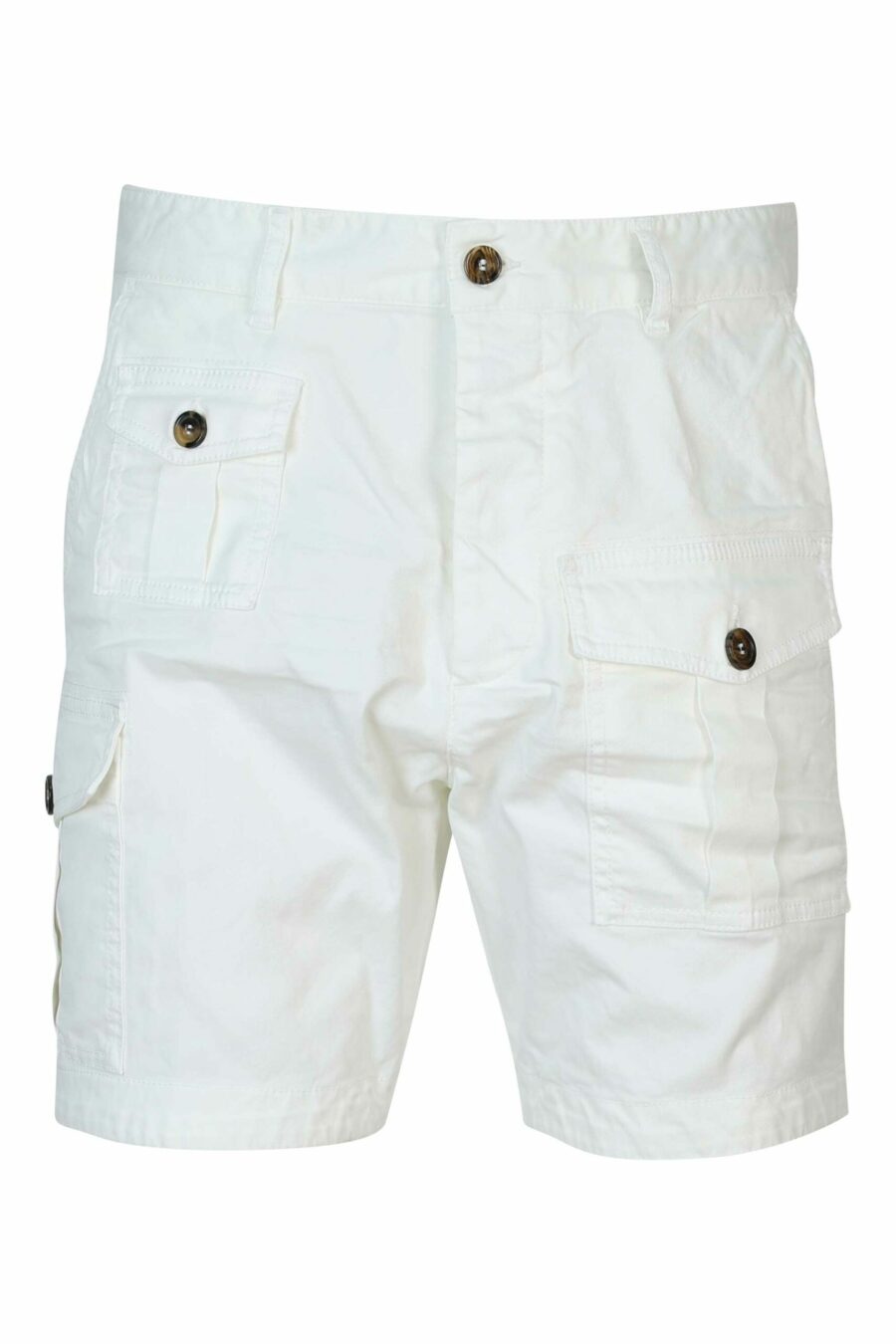 White denim shorts "sexy cargo shorts" - 8052134622513 scaled