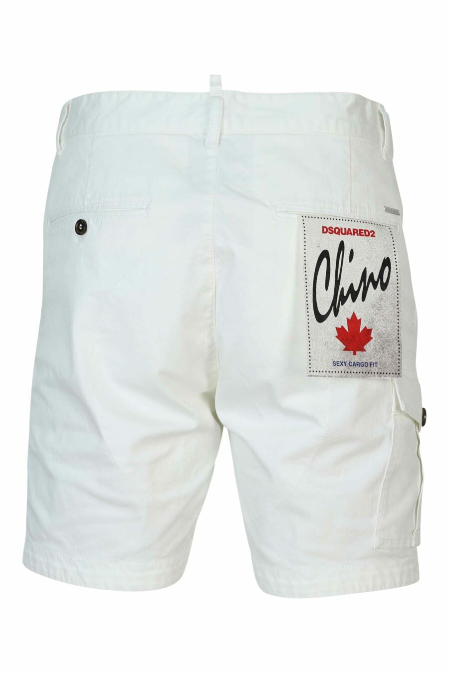 White denim shorts "sexy cargo shorts" - 8052134622513 2 scaled