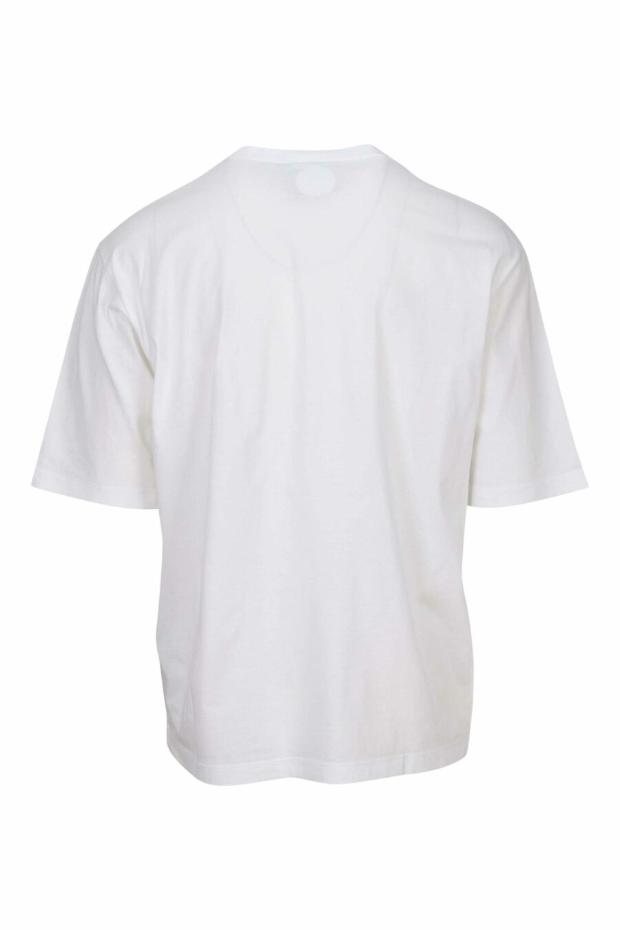 Oversize white T-shirt with credit card logo underneath - 8054148265540 1 scaled