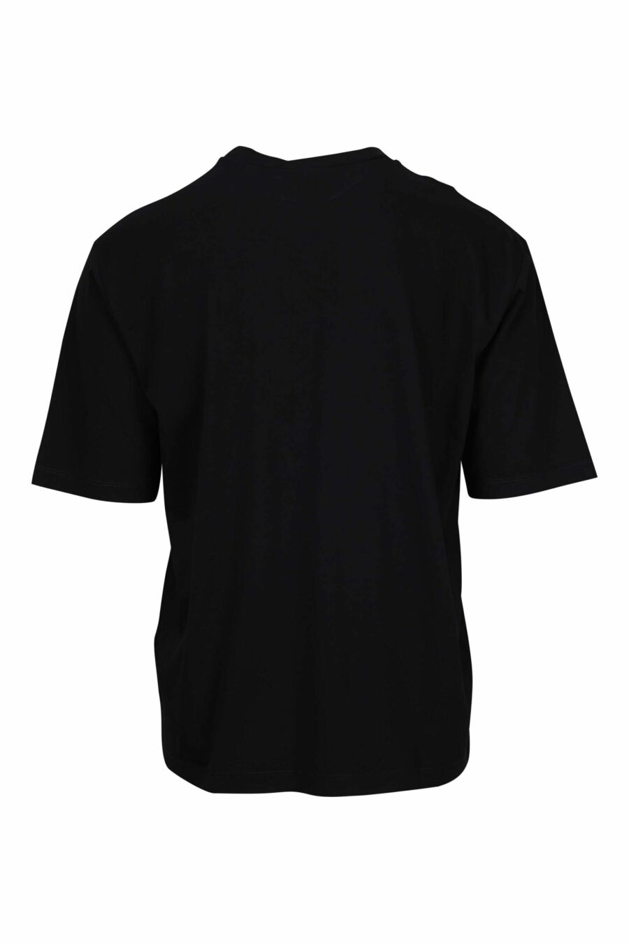 Camiseta negra "oversize" con logo tarjeta de crédito bajo - 8054148265618 1 scaled