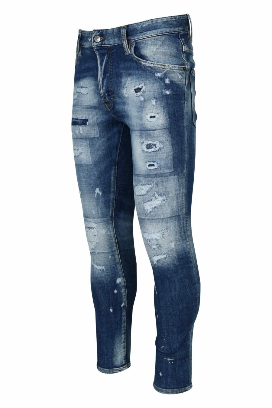 Jean bleu "super twinky jean" avec déchirures - 8054148339029 1 échelle
