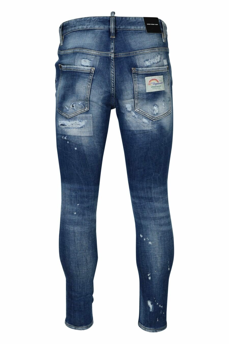 Blaue "super twinky jean" Jeans mit Rissen - 8054148339029 2 skaliert