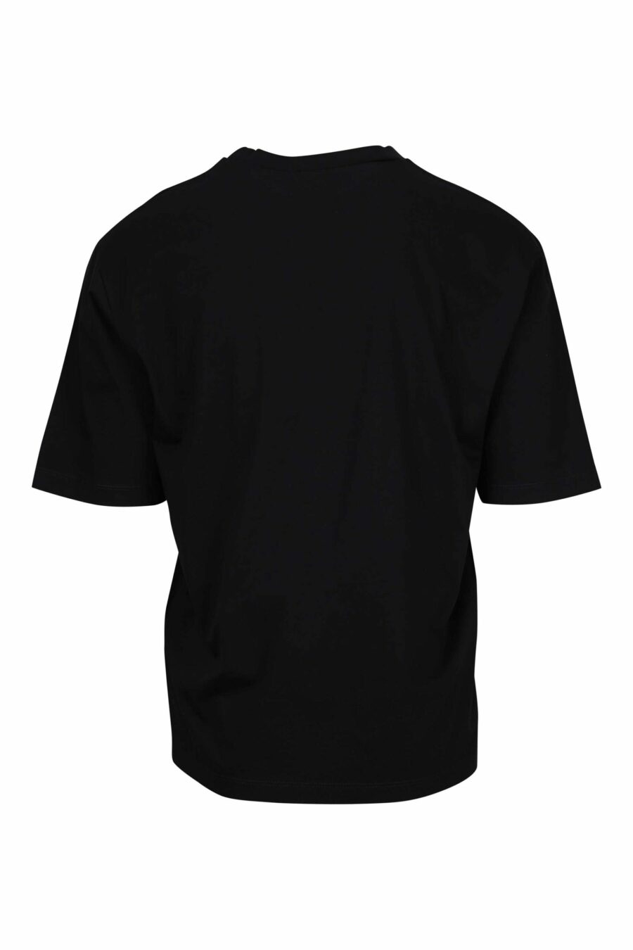 T-shirt preta de tamanho grande com maxilogo "ícone" esbatido verde néon - 8054148359669 1 à escala