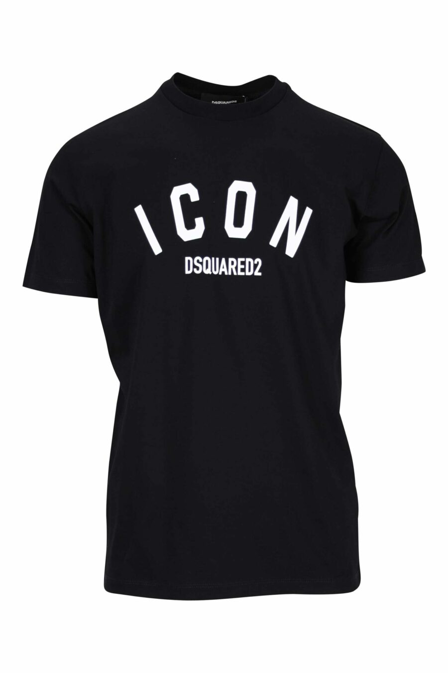 Schwarzes T-Shirt mit gefaltetem "Icon"-Logo - 8054148400989 skaliert