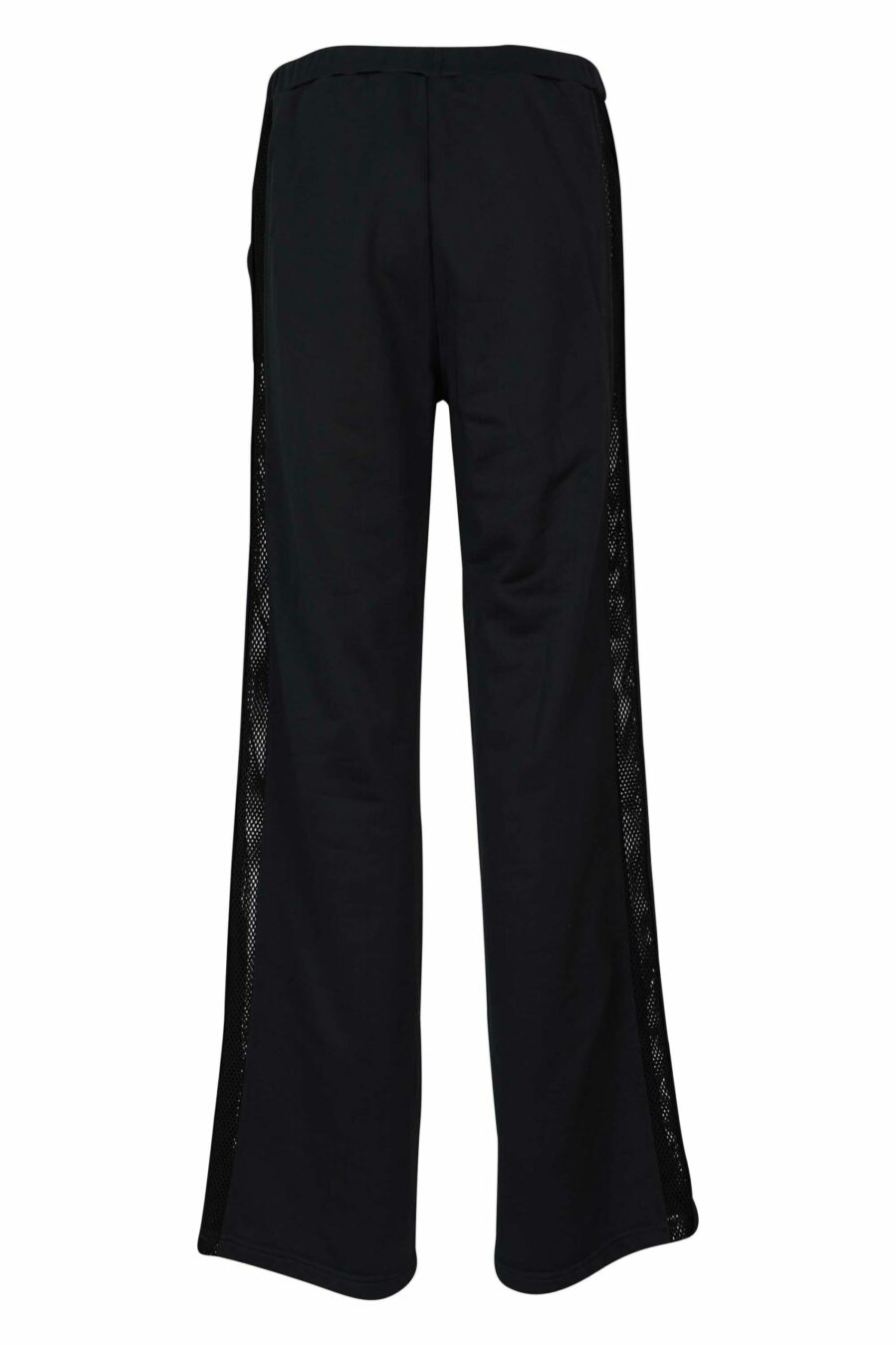 Wide black trousers with logo - 8054148457945 scaled