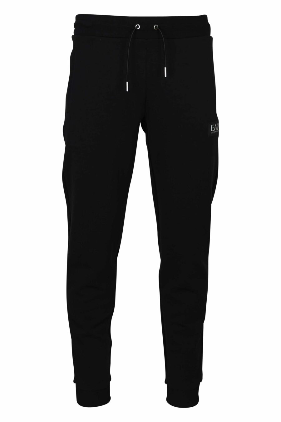 Tracksuit bottoms black with white "lux identity" minilogue on black badge - 8057970666158 scaled