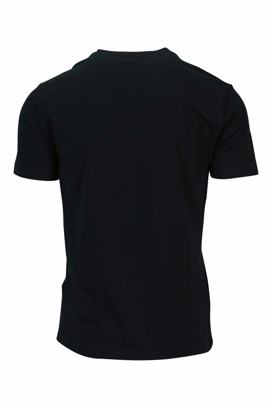 Camiseta negra con maxilogo "lux identity" azul - 8058947491346 1 1 scaled
