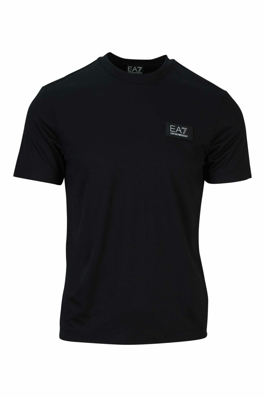 T-shirt noir oversize avec mini-logo "lux identity" blanc sur plaque noire - 8058947508570 1 scaled