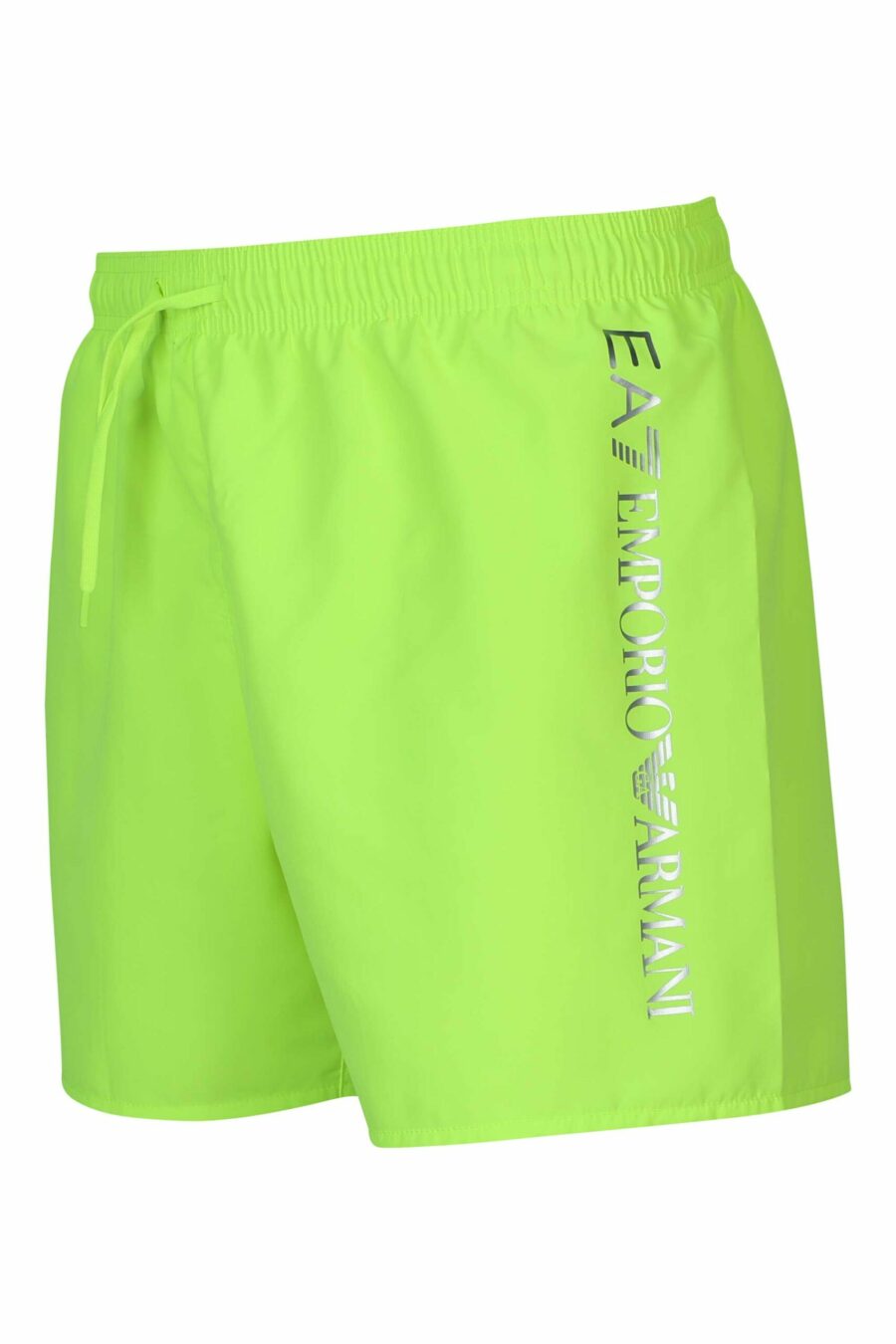 Neon green swimming costume with vertical side "lux identity" logo - 8059972905280 1 scaled