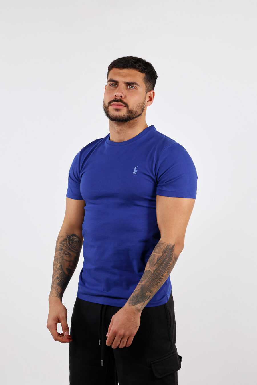 Camiseta azul con minilogo "polo" - BLS Fashion 281