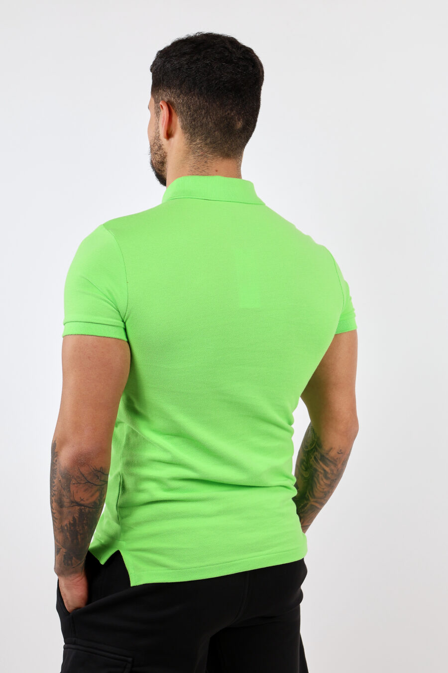 Pólo verde claro com mini logótipo "polo" - BLS Fashion 300 1