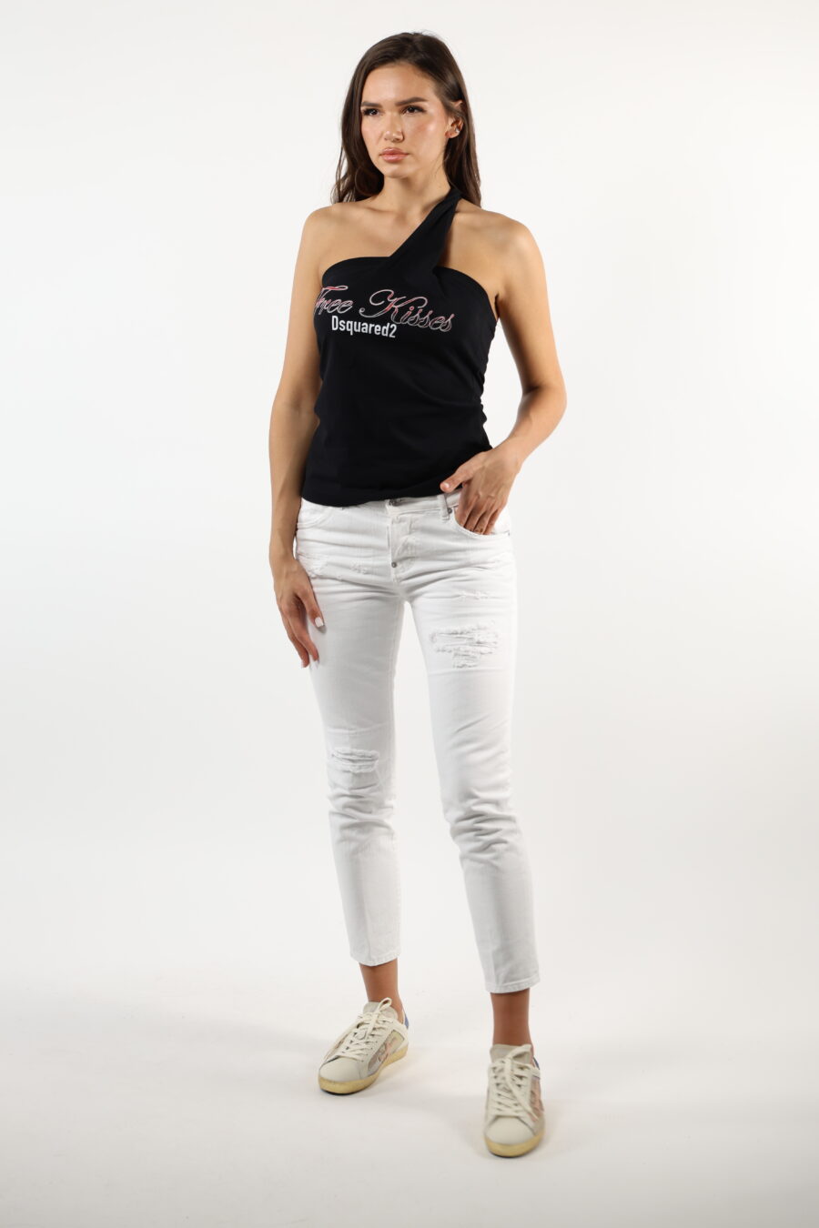 Jeans blanc "cool girl jean" - 110601