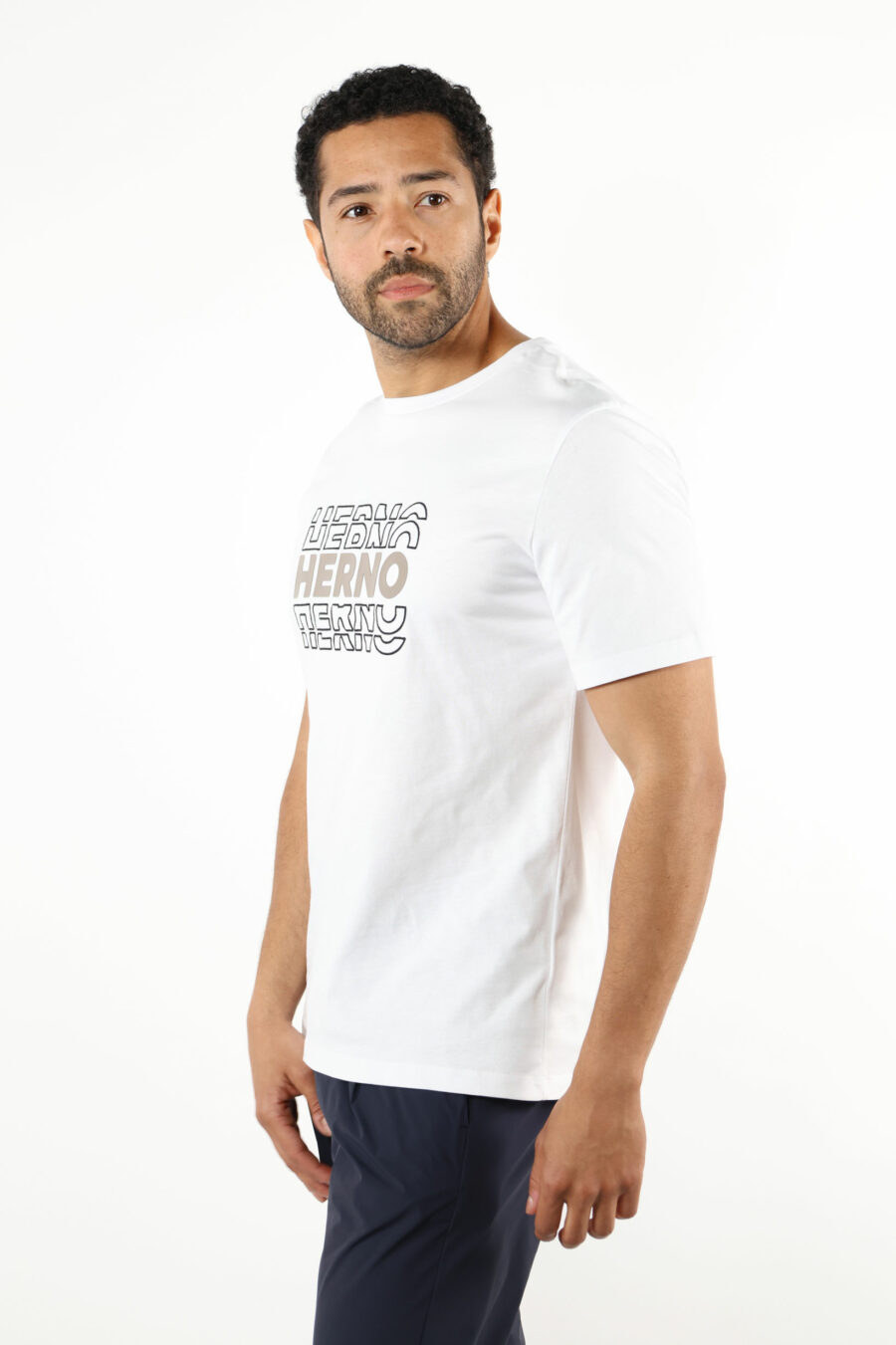 Camiseta blanca de punto - 111508