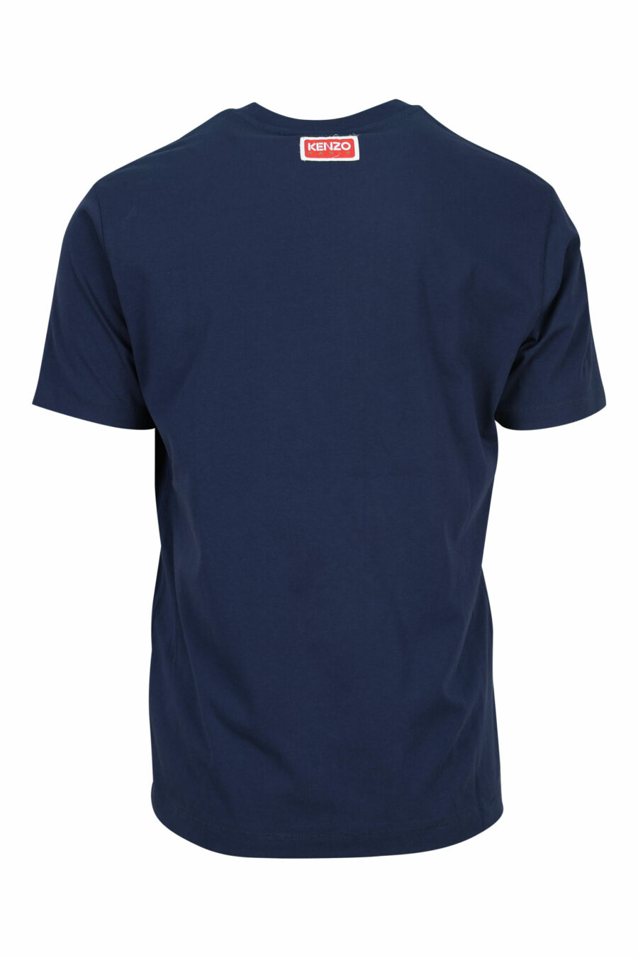 T-shirt bleu avec logo "fleur" - 3612230465732 1 à l'échelle