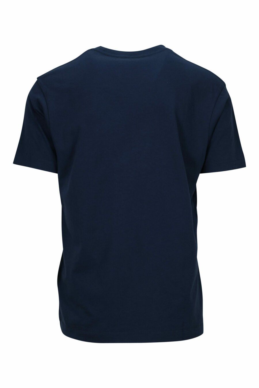 T-shirt azul com mini-logotipo redondo "Kenzo" - 3612230544475 1 à escala