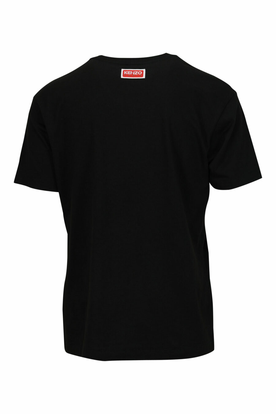 Schwarzes T-Shirt in Übergröße mit großem, geprägtem Elefanten-Logo - 3612230568839 1 skaliert