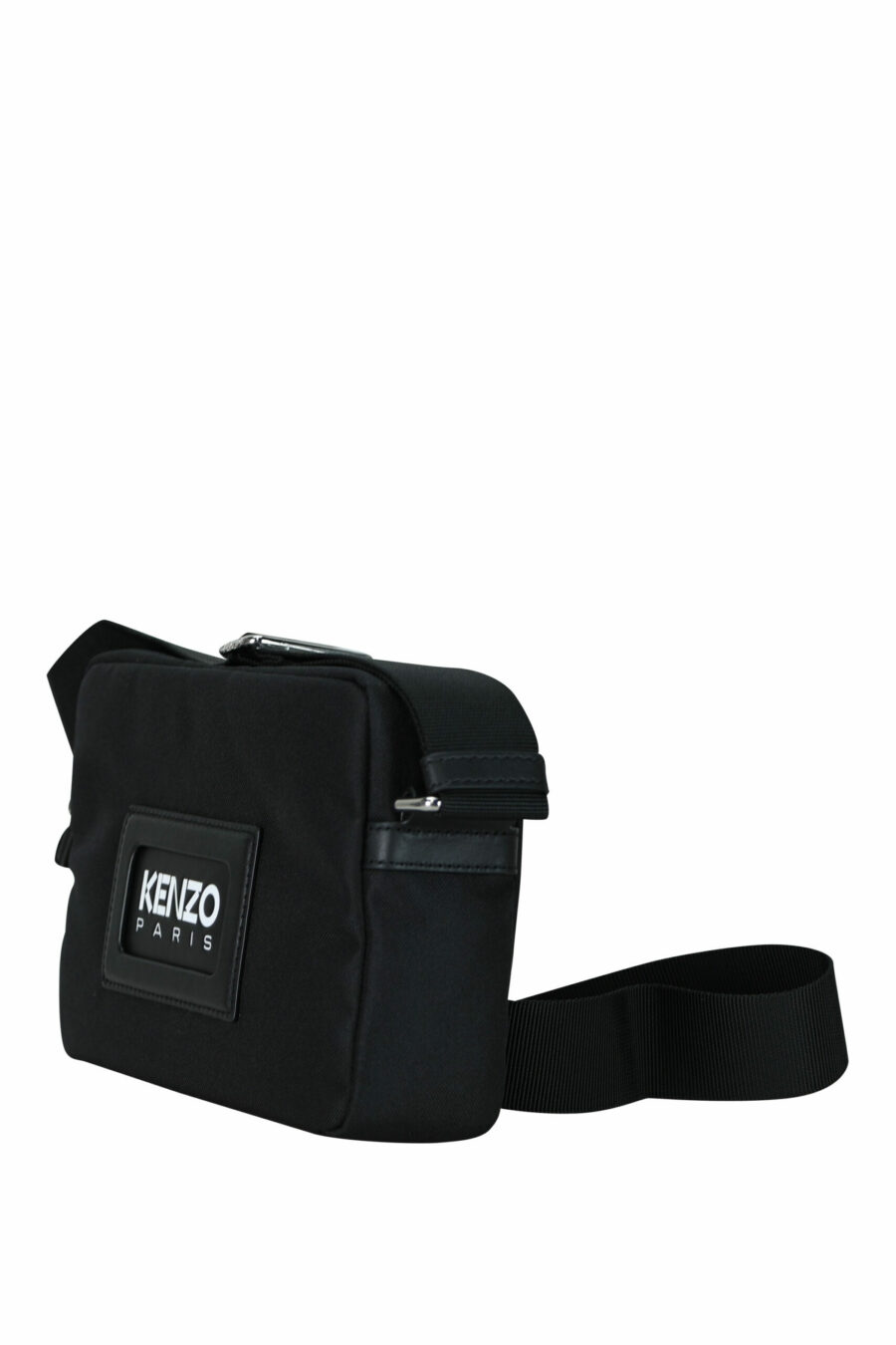 Black crossbody bag with "kenzography" logo - 3612230580084 1 scaled