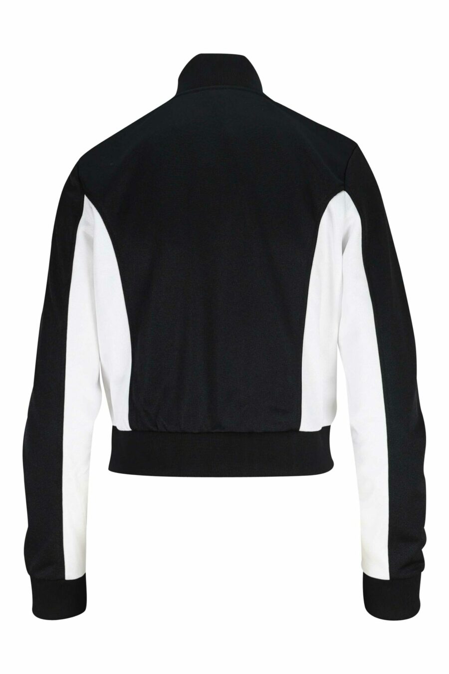 Schwarzes Sweatshirt mit weißem und weißem "boke flower" Mini-Logo - 3612230582910 1 skaliert