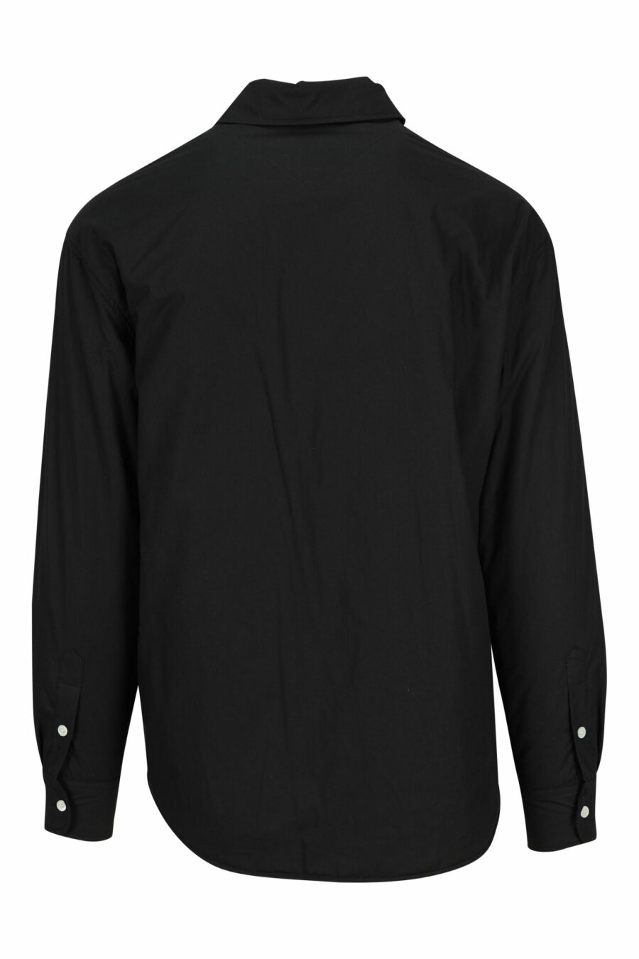 Camisa negra "oversize" con logo "kenzo tag" - 3612230585003 1 scaled