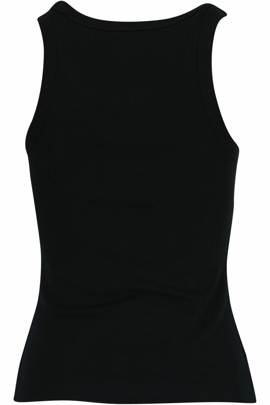 T-shirt noir sans manches avec logo "boke flower" blanc - 3612230586635 1 à l'échelle