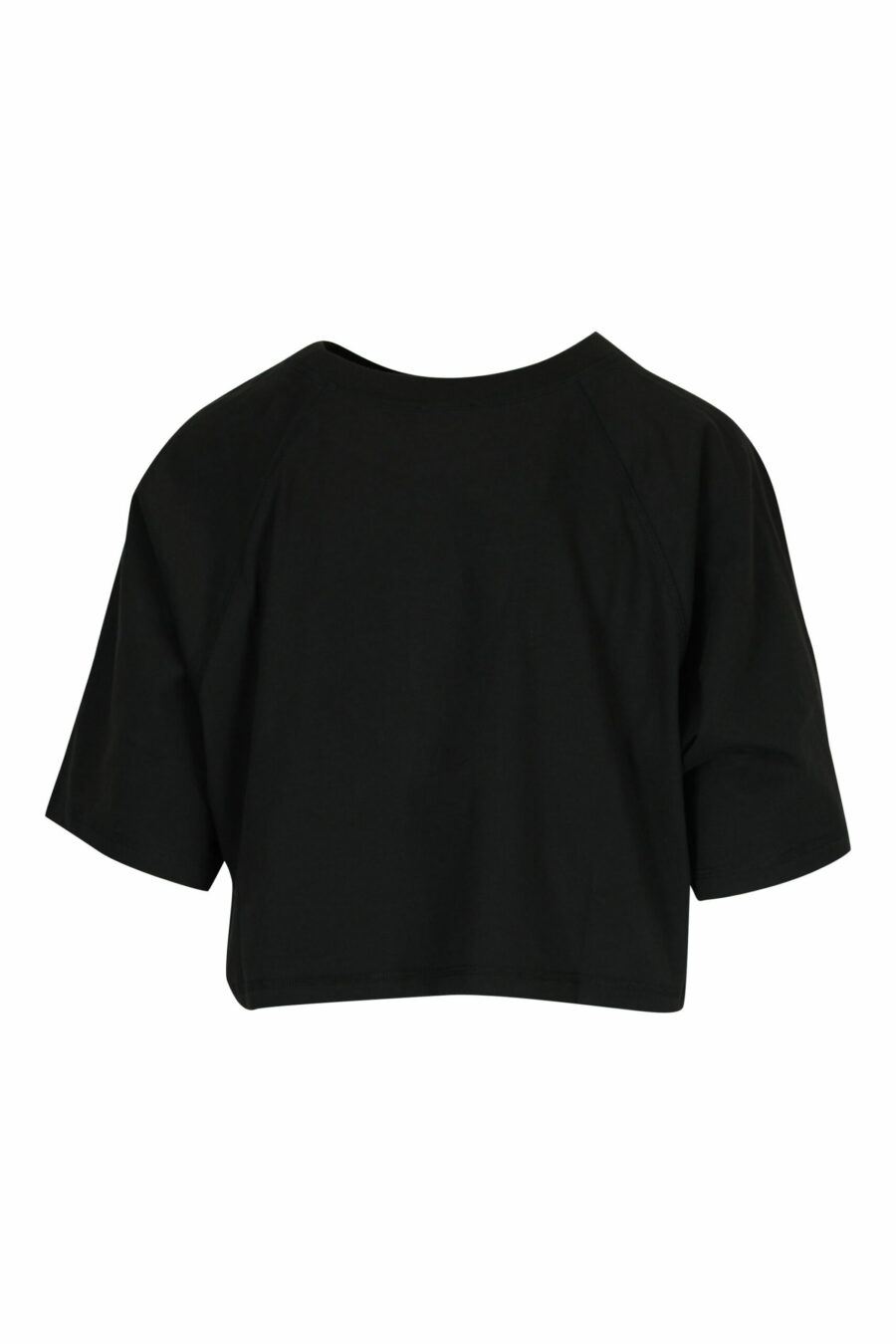 Camiseta negra con maxilogo "boke flower" negro - 3612230587045 1 scaled