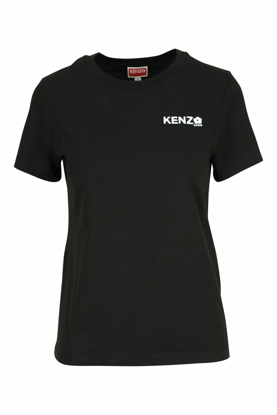 T-shirt schwarz mit weißem "kenzo boke flower" mini logo - 3612230587762 skaliert