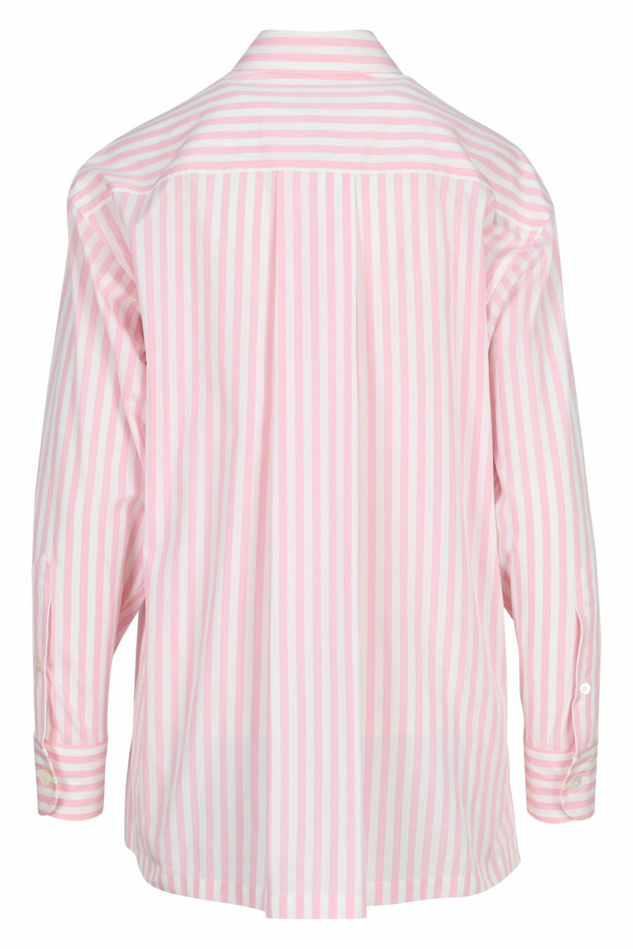 Camisa rosa "oversize" con minilogo "boke flower" - 3612230589674 1 scaled