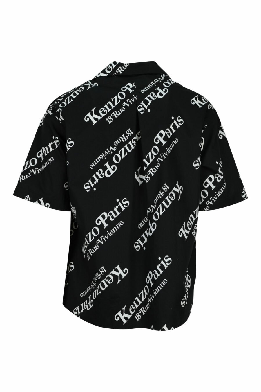 Camisa negra manga corta con logo "kenzo by verdy" - 3612230596894 1 scaled