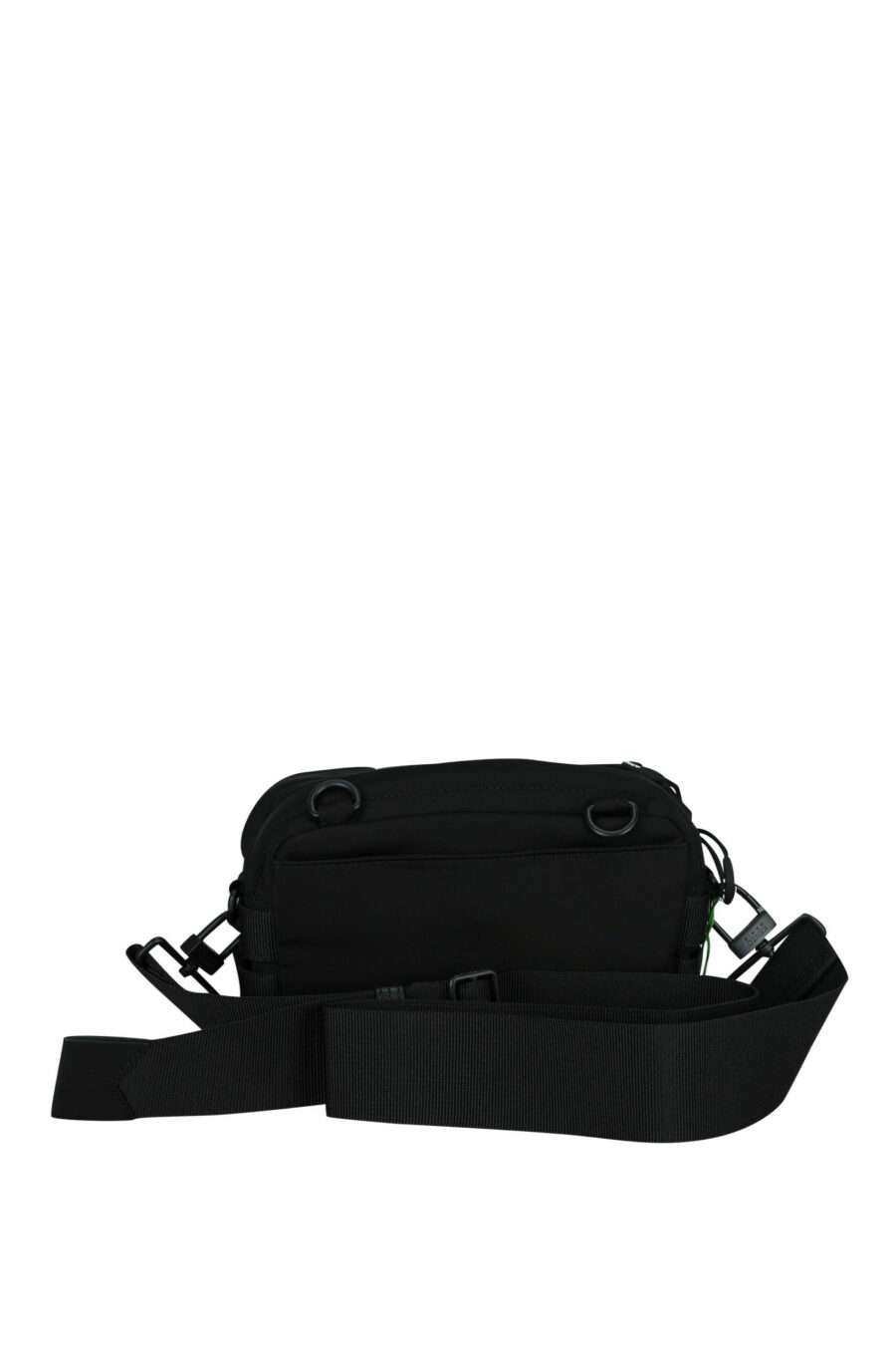 Black crossbody bag with "kenzo jungle" logo - 3612230603738 2 scaled