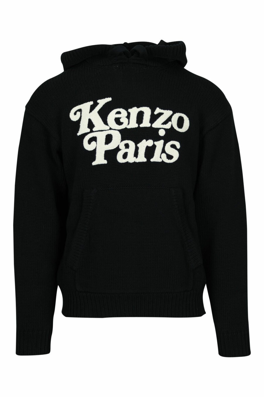 Black hooded sweatshirt with maxilogo "kenzo by verdy" - 3612230610057 scaled