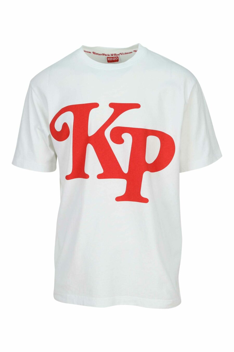 Camiseta blanca "oversize" con maxilogo "kenzo by verdy" - 3612230623842 scaled