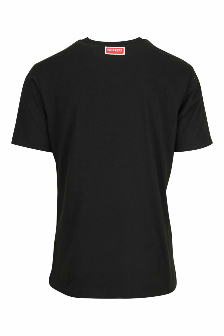 Camiseta negra con minilogo "kenzo elephant" - 3612230625365 1 scaled