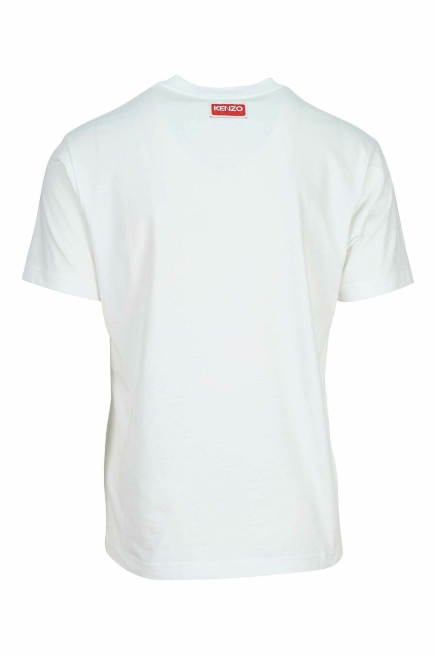 Camiseta blanca con maxilogo "kenzo elephant" - 3612230625501 1 scaled