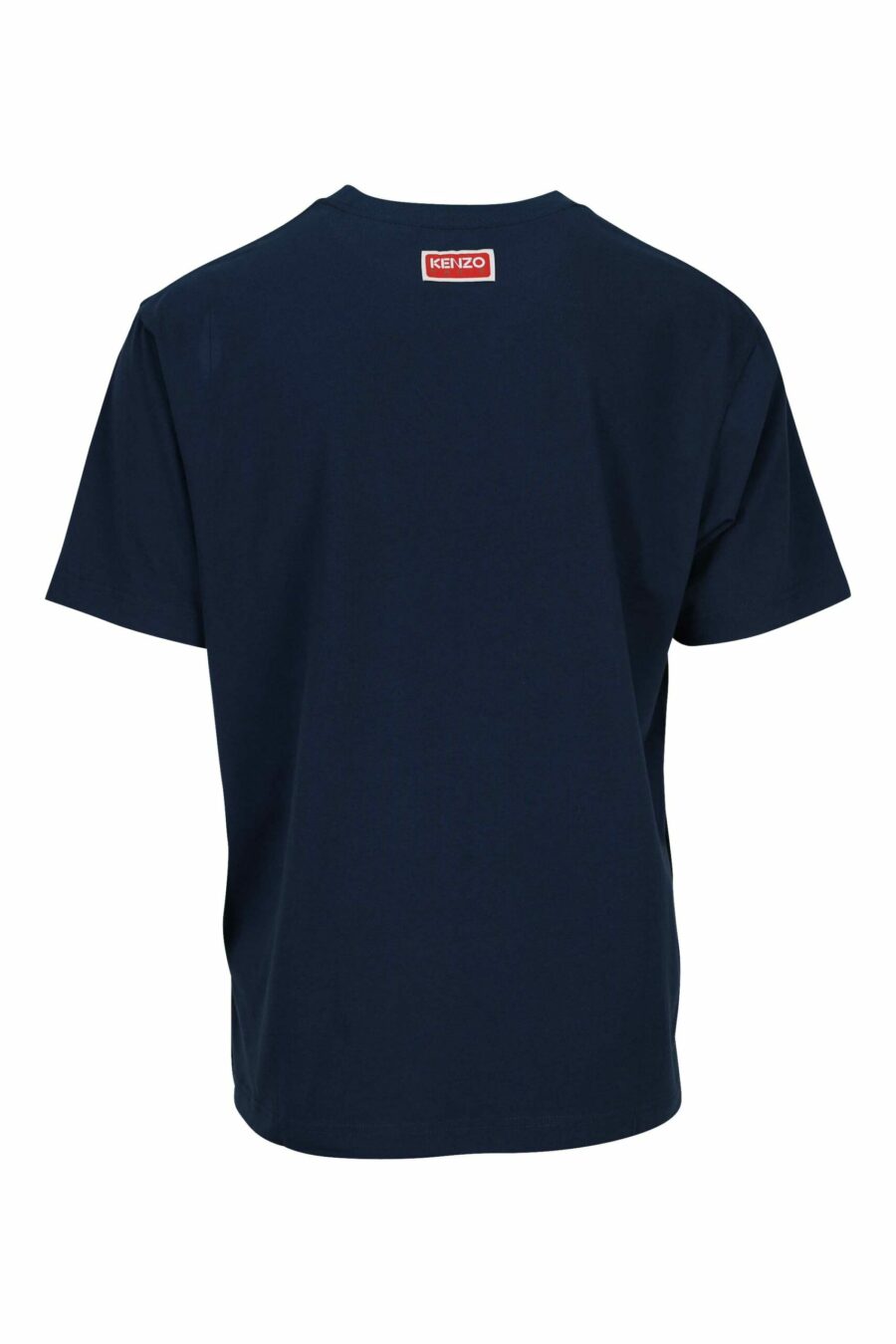 Camiseta "oversize" azul oscuro con maxilogo tigre - 3612230627888 1 scaled