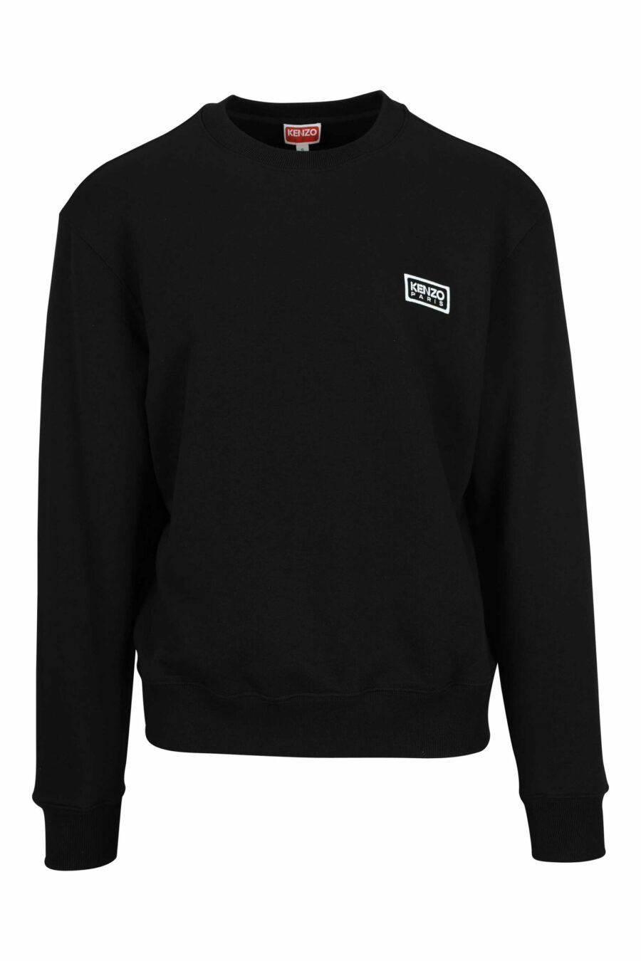 Sweatshirt noir avec minilogue "kenzo tag" - 3612230628946 en écailles