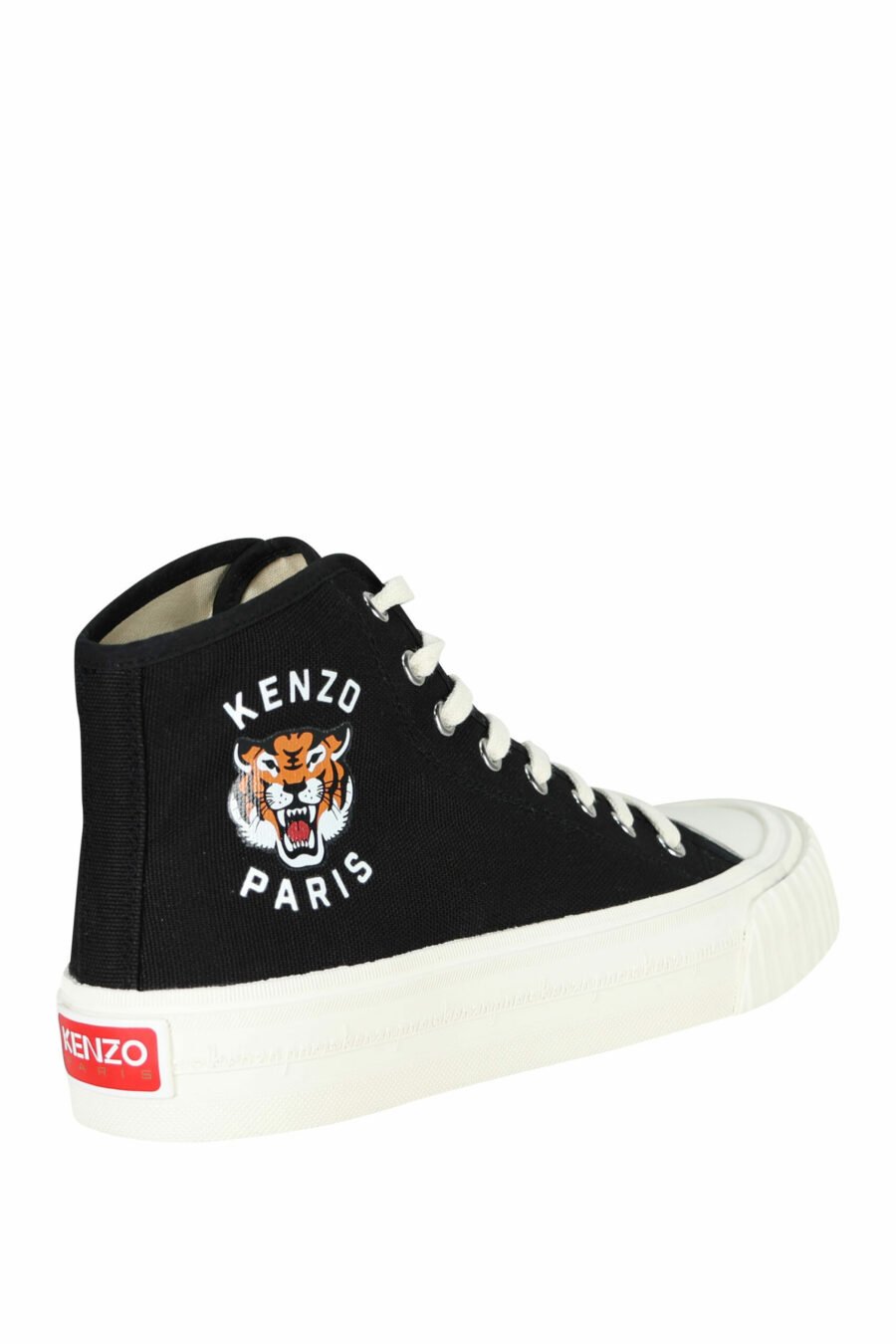 Zapatillas negras altas con logo "kenzo foxy" con logo tigre - 3612230649712 1 scaled
