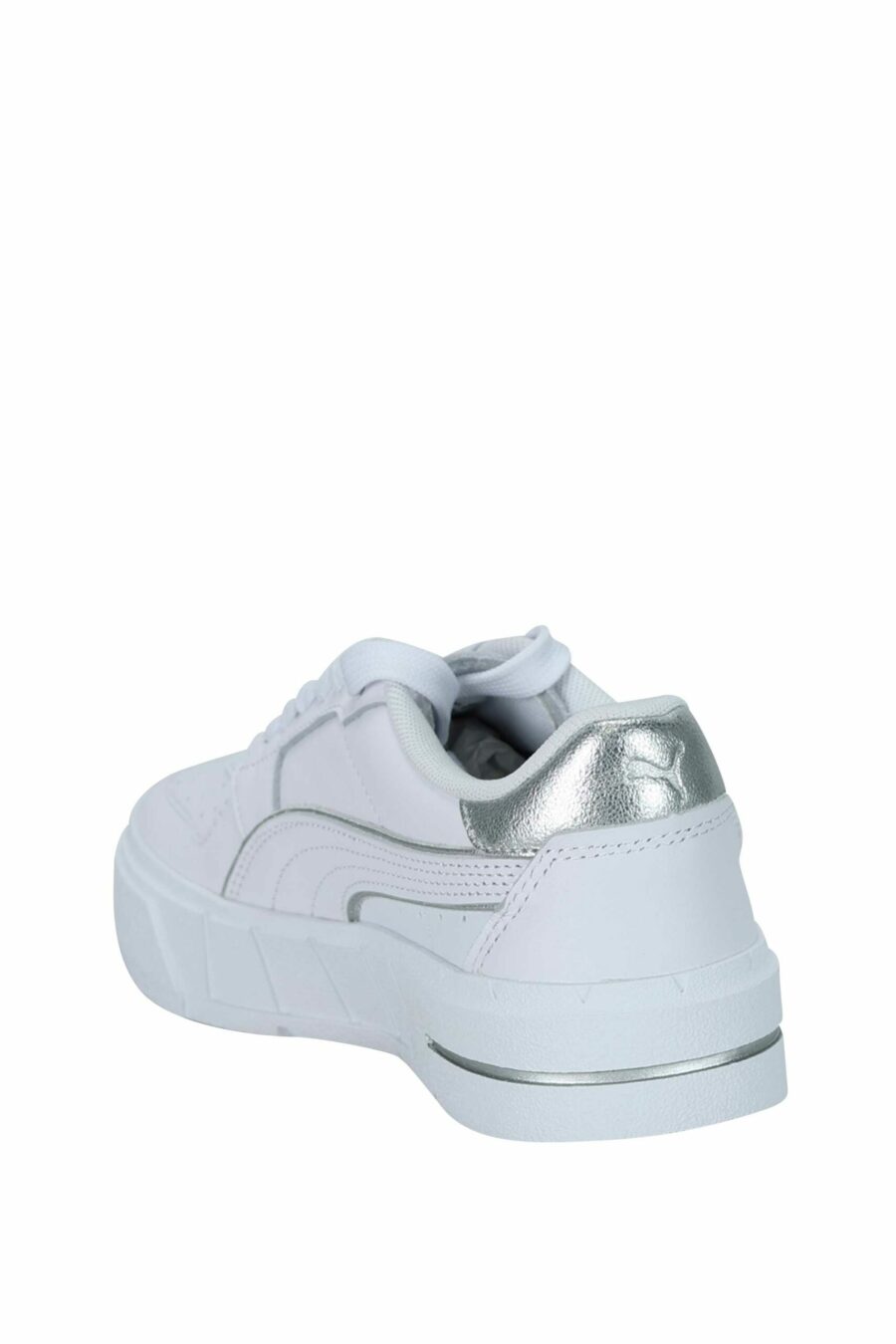Zapatillas blancas con plateado "cali court" - 4065454895660 3 scaled