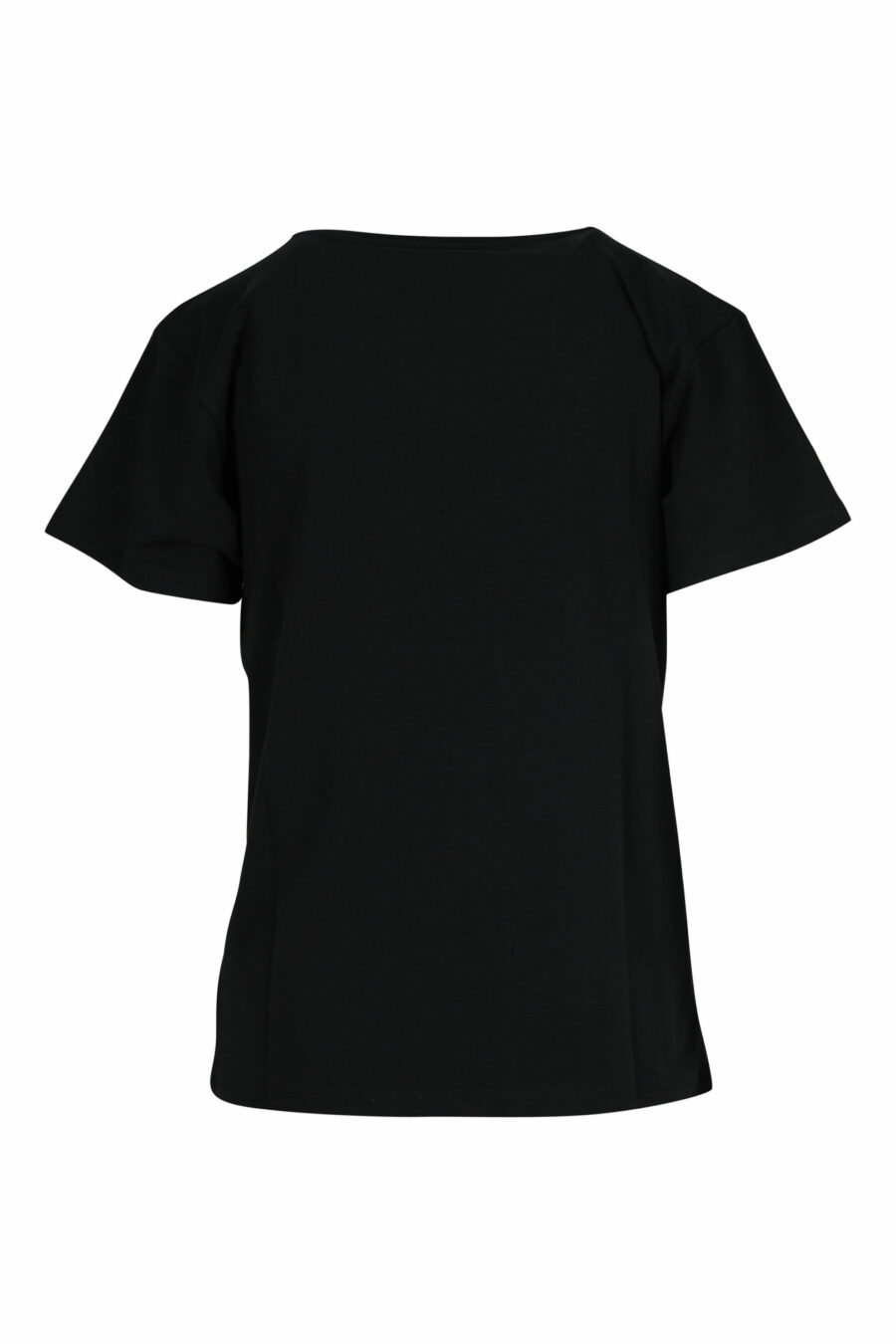 T-shirt preta com minilogo de urso branco - 667113355306 1 à escala