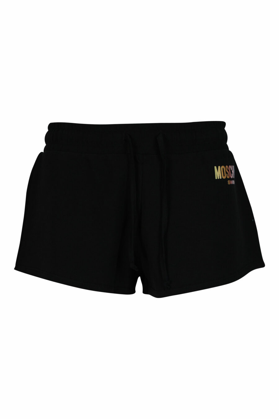 Schwarze Shorts mit mehrfarbigem Mini-Logo - 667113355924 skaliert