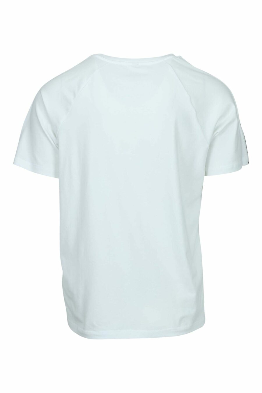 Camiseta blanca con logo oso "underbear" en cinta hombros - 667113602462 1 scaled