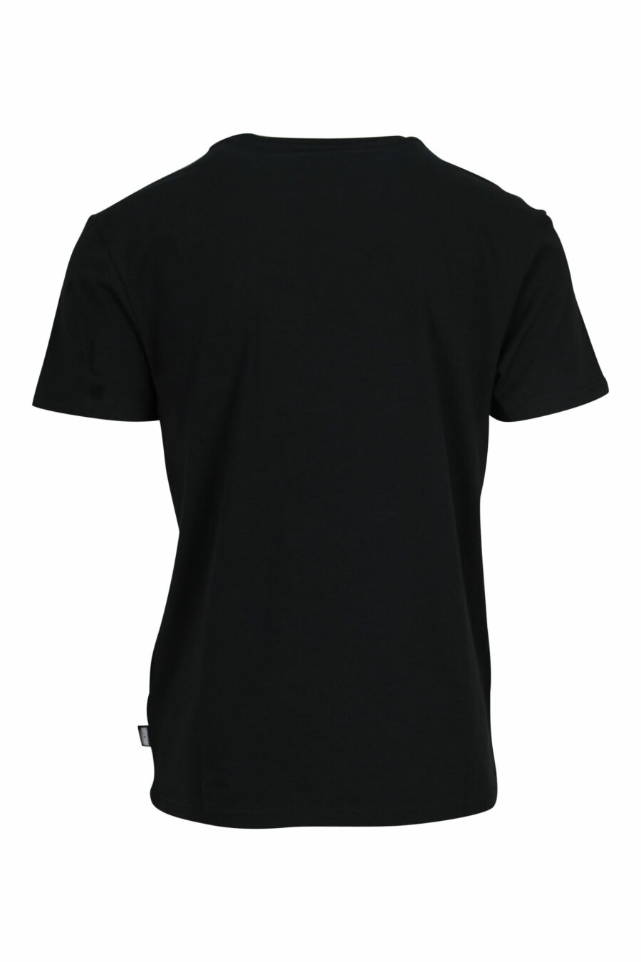 T-shirt preta com mini logótipo do urso "underbear" em borracha branca - 667113602639 1 scaled
