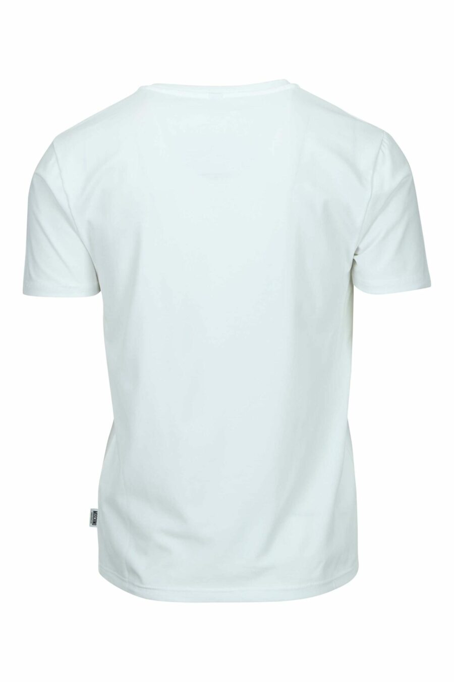 Weißes T-Shirt mit Mini-Logo-Bärenaufnäher "underbear" - 667113605678 1 skaliert