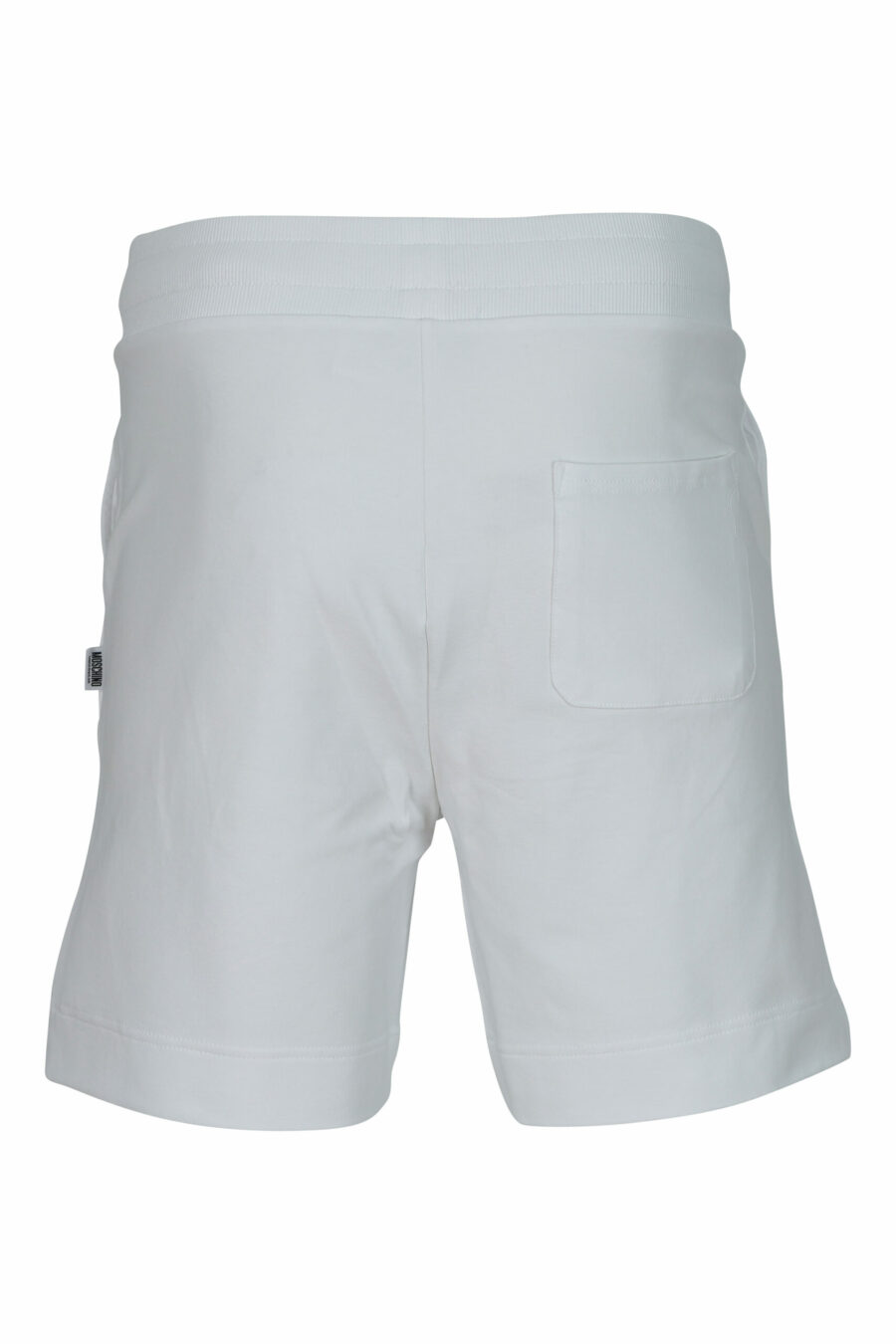 Pantalón de chándal corto blanco con minilogo oso "underbear" en goma negro - 667113622149 1 scaled