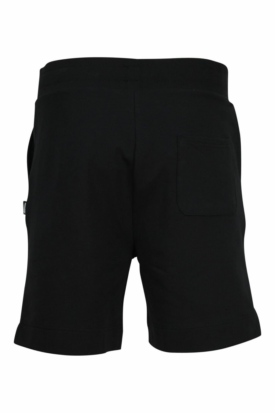 Pantalón de chándal corto negro con minilogo oso "underbear" en goma negro - 667113622200 1 scaled