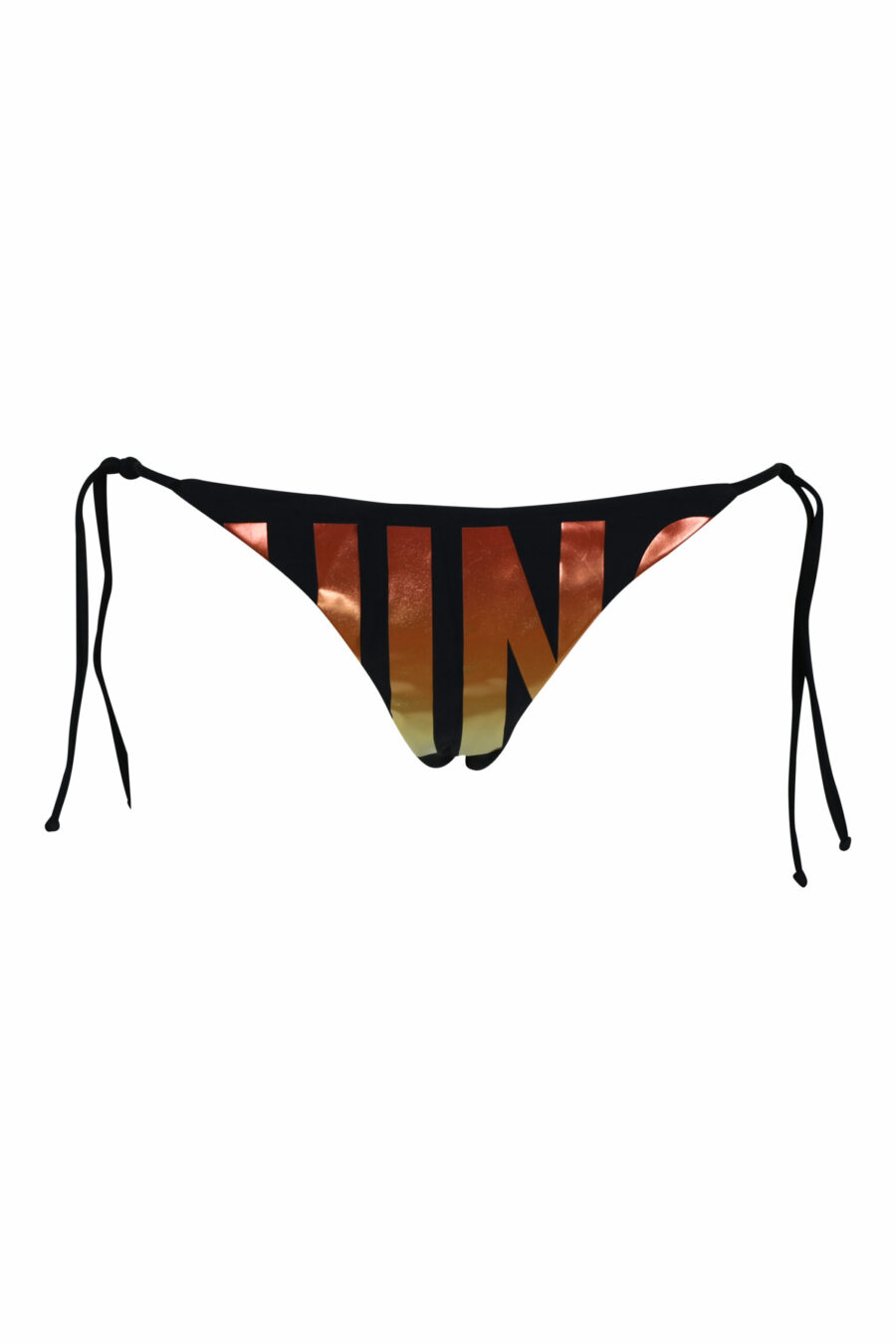 Black bikini bottoms with multicoloured maxilogue - 667113652221 scaled