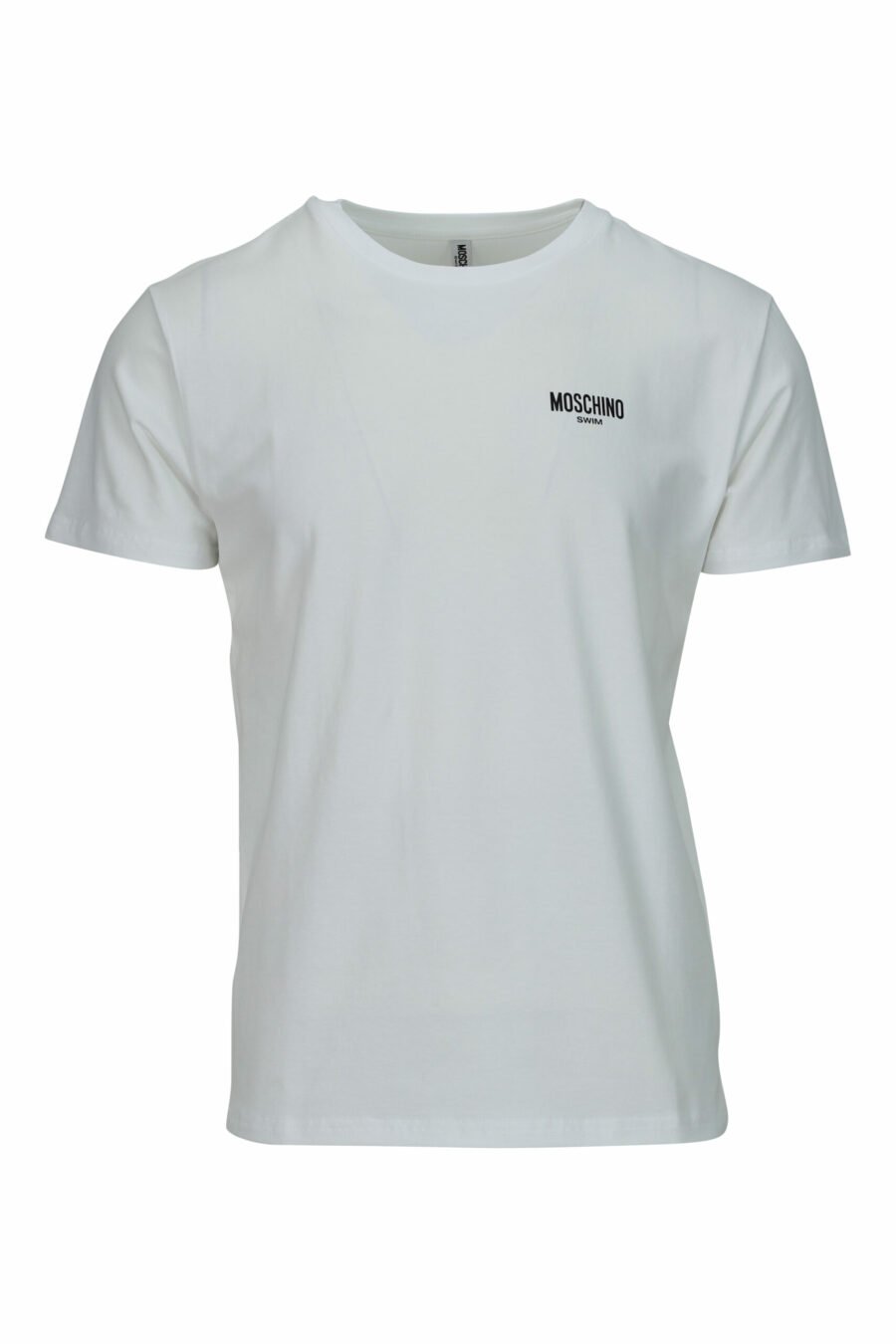 Camiseta blanca con minilogo "swim" - 667113673356 scaled