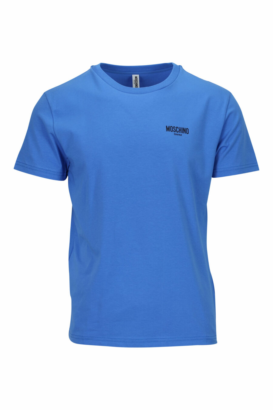 Camiseta azul con minilogo "swim" - 667113673417 scaled