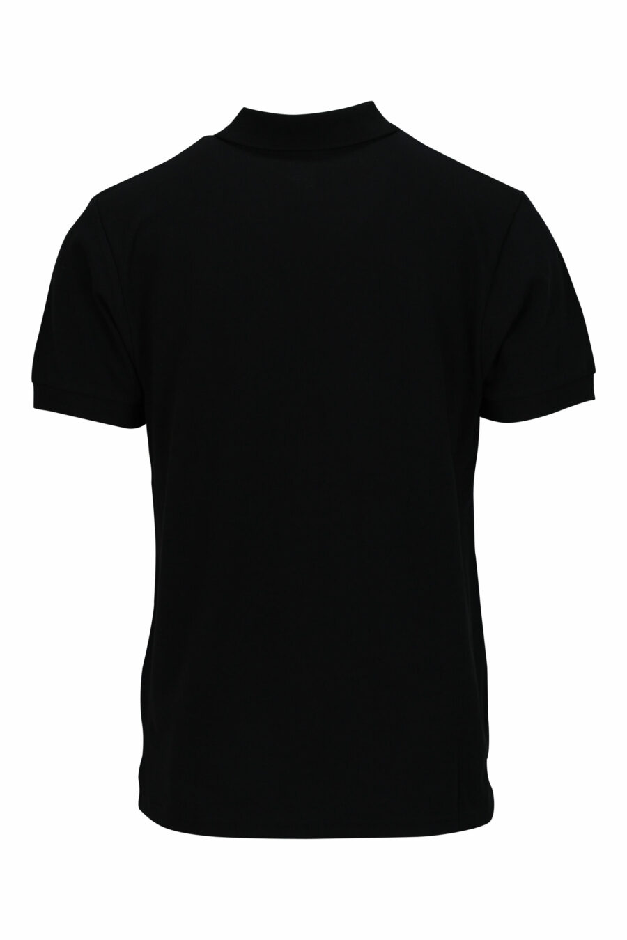 Black polo shirt with multicoloured mini-logo - 667113674803 1 scaled