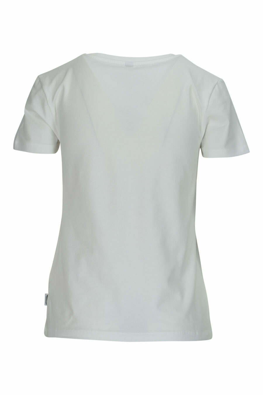 Weißes T-Shirt mit Bärenlogo "underbear" Aufnäher - 667113697321 1 skaliert